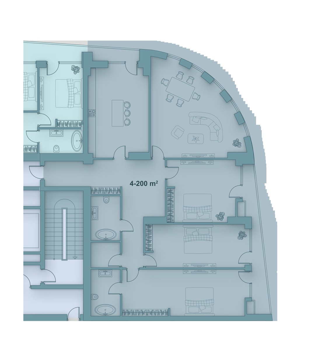 Premium 200 m²