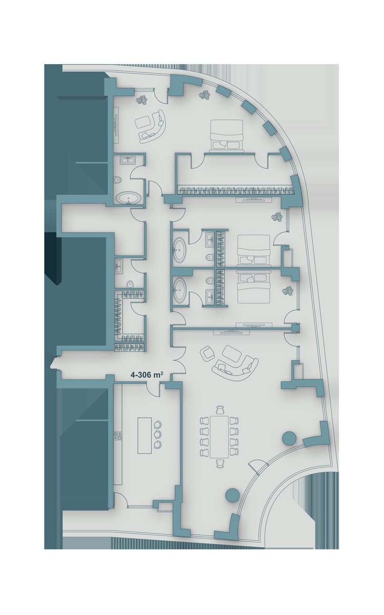 Penthouse 306 m²